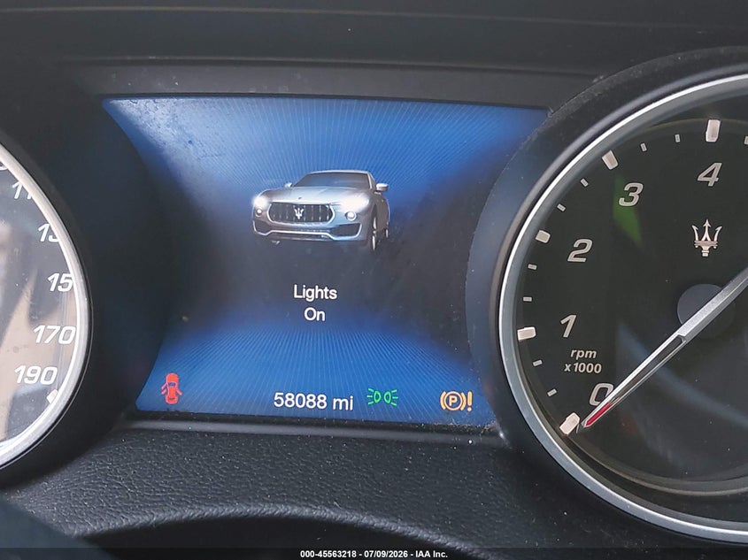 2020 MASERATI LEVANTE auction photo 7