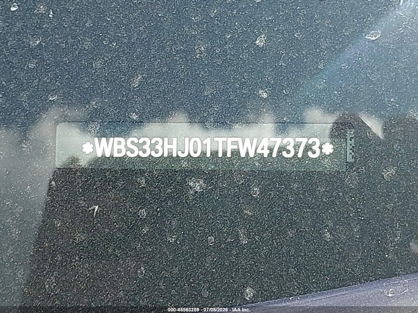 2026 BMW M3 Competition xDrive VIN: WBS33HJ01TFW47373 Lot: 45563289