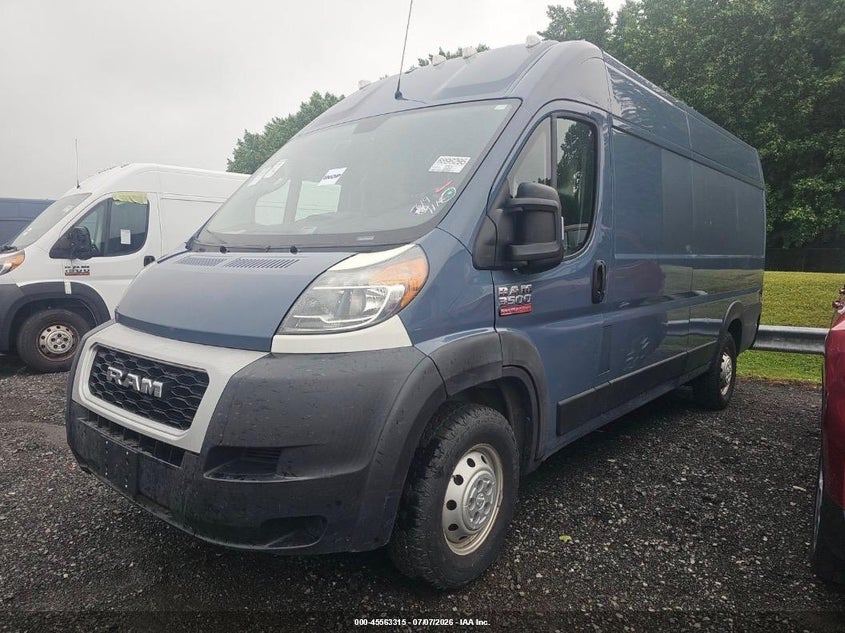2019 Ram Promaster 3500 Cargo Van High Roof 159 Wb Ext 3C6URVJG8KE548815 photo 1