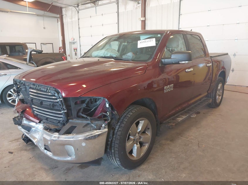 Vin: 1c6rr7lg1hs522464, lot: 46061656, ram 1500 big horn  4x4 5'7 box 20172