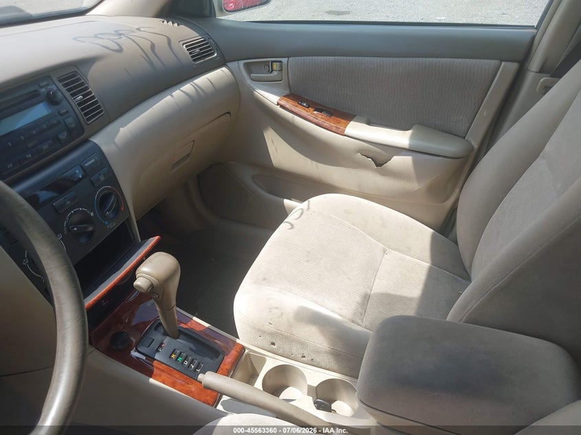 2006 TOYOTA COROLLA SEDAN 1.8L I-4 DOHC, VVT, 126HP