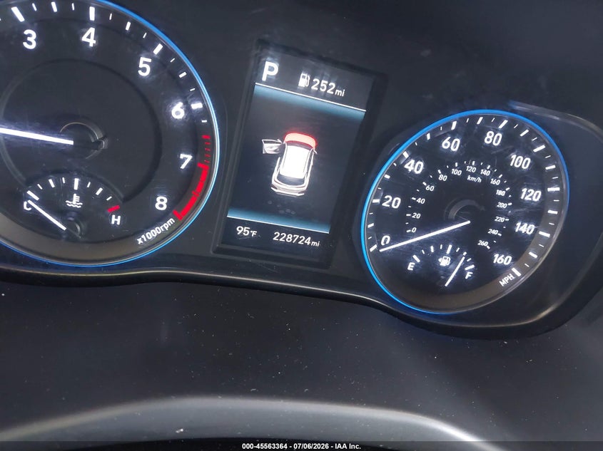 2021 Hyundai Kona Sel VIN: KM8K22AA9MU707016 Lot: 45563364