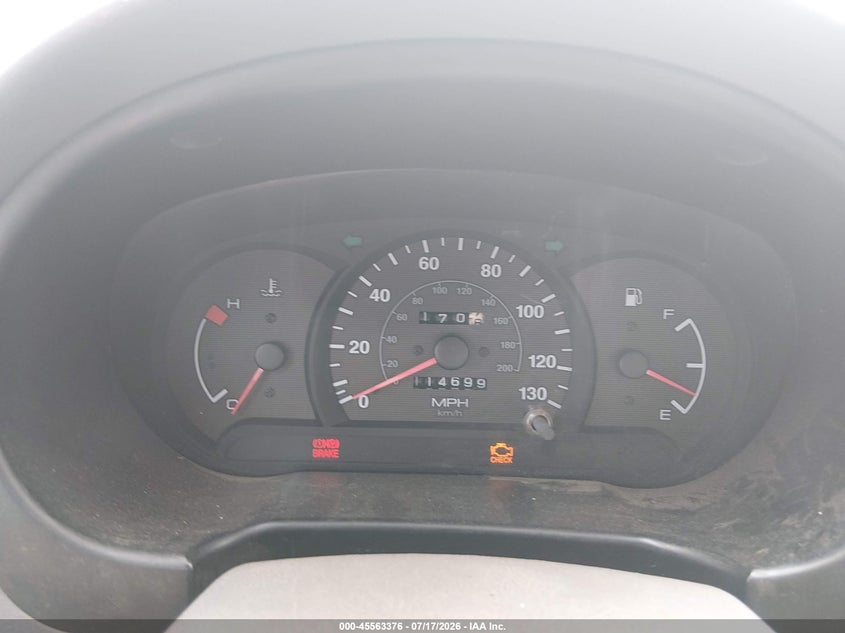 2002 Hyundai Accent L VIN: KMHCF35GX2U164933 Lot: 45563376