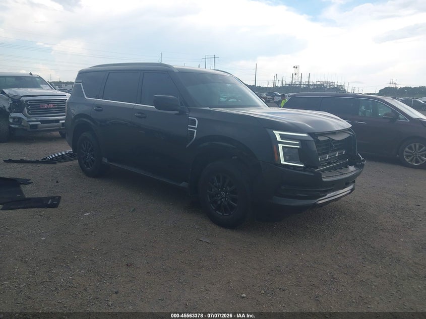 Vin: jn8ay3ad0s9301581, lot: 46061707, nissan armada sv 2wd 2025 img_1