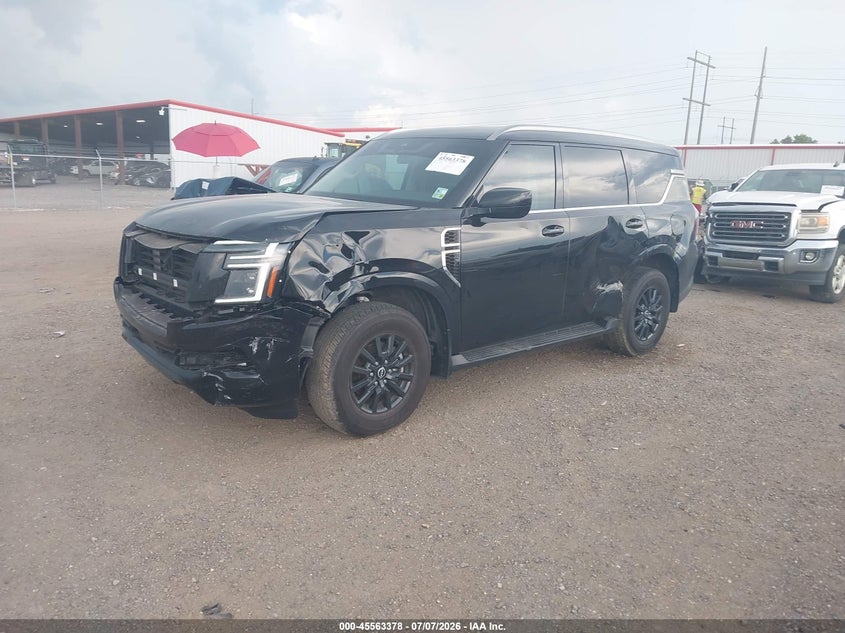Vin: jn8ay3ad0s9301581, lot: 46061707, nissan armada sv 2wd 20252