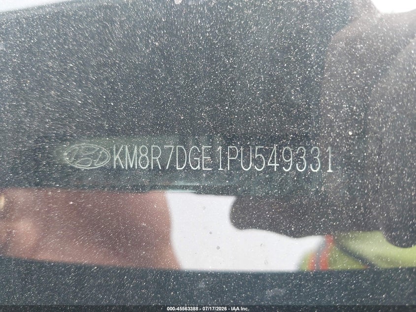2023 Hyundai Palisade Calligraphy VIN: KM8R7DGE1PU549331 Lot: 45563388
