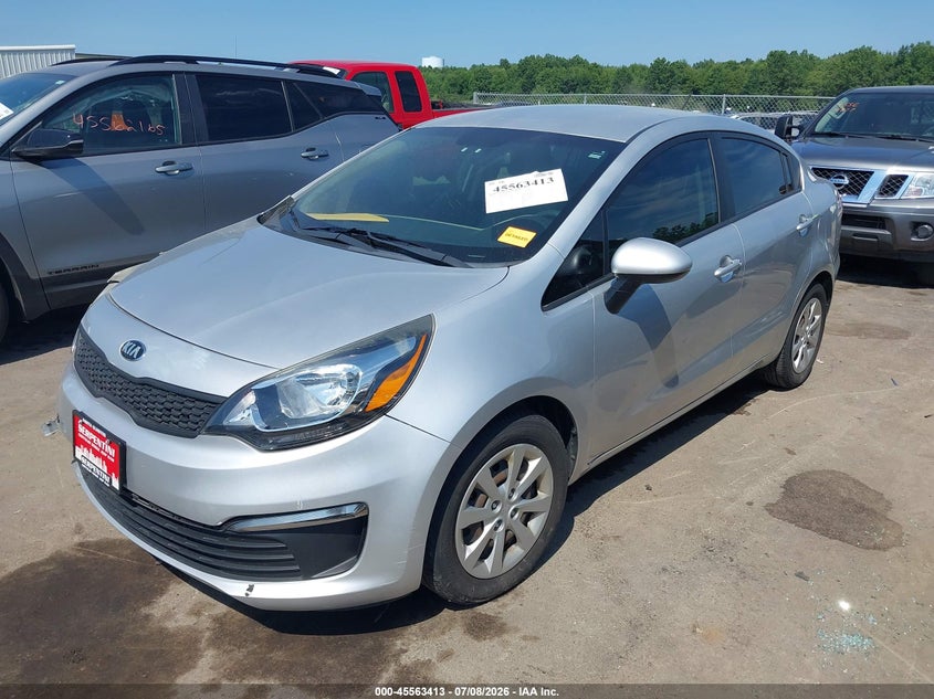 Vin: knadm4a34h6105264, lot: 46061742, kia rio lx 20172