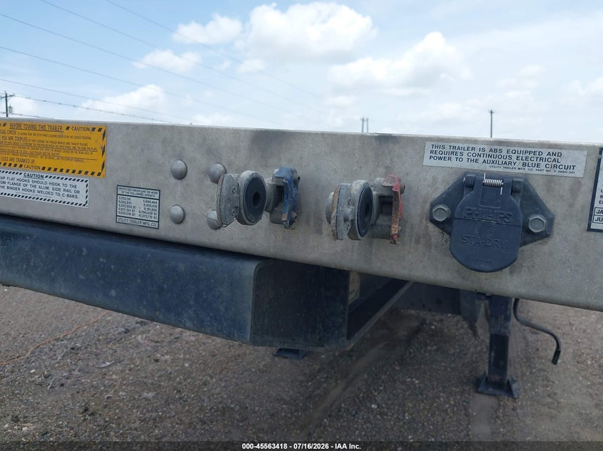2024 UTILITY TRAILER MFG FLATBED auction photo 7