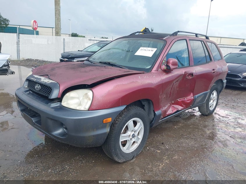 2003 HYUNDAI SANTA FE auction photo 2