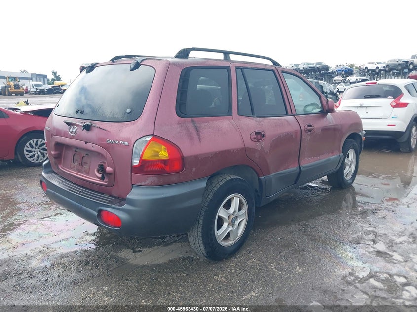 2003 HYUNDAI SANTA FE auction photo 4