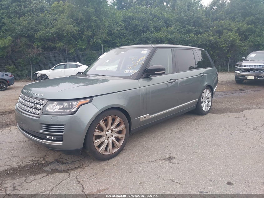 2016 Land Rover Range Rover, Неизвестно, IAAI, VIN SALGS3EF4GA251415 — фото 2