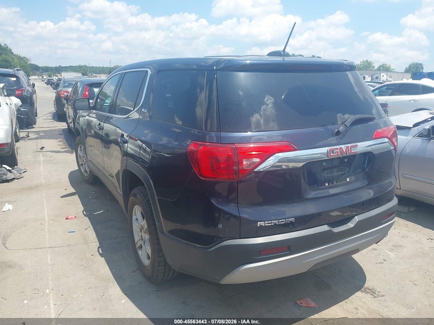Vin: 1gkknkla7hz152914, lot: 46061772, gmc acadia sle-1 20173