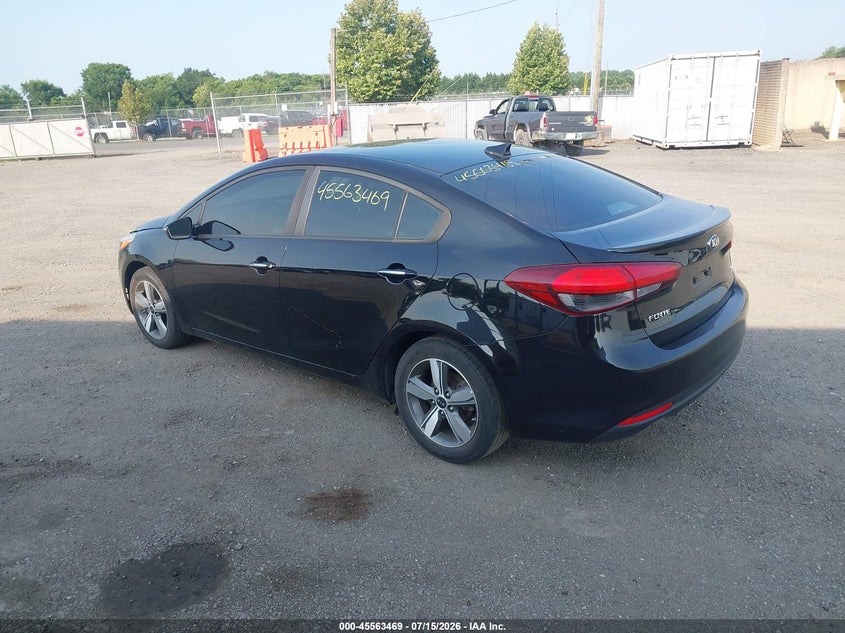 Vin: 3kpfl4a73je198134, lot: 46061798, kia forte s 20183