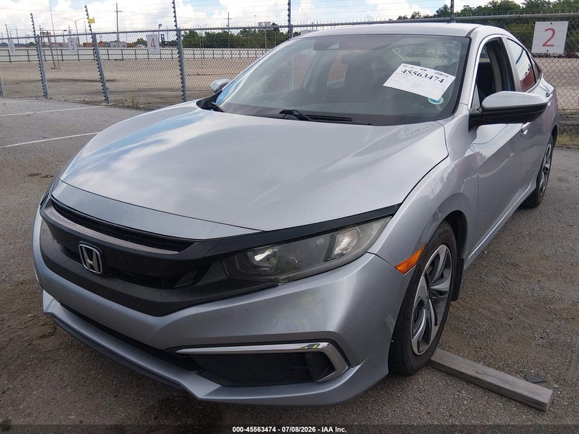 2019 Honda Civic, Unknown, IAAI, VIN 19XFC2F60KE047483 — photo 2