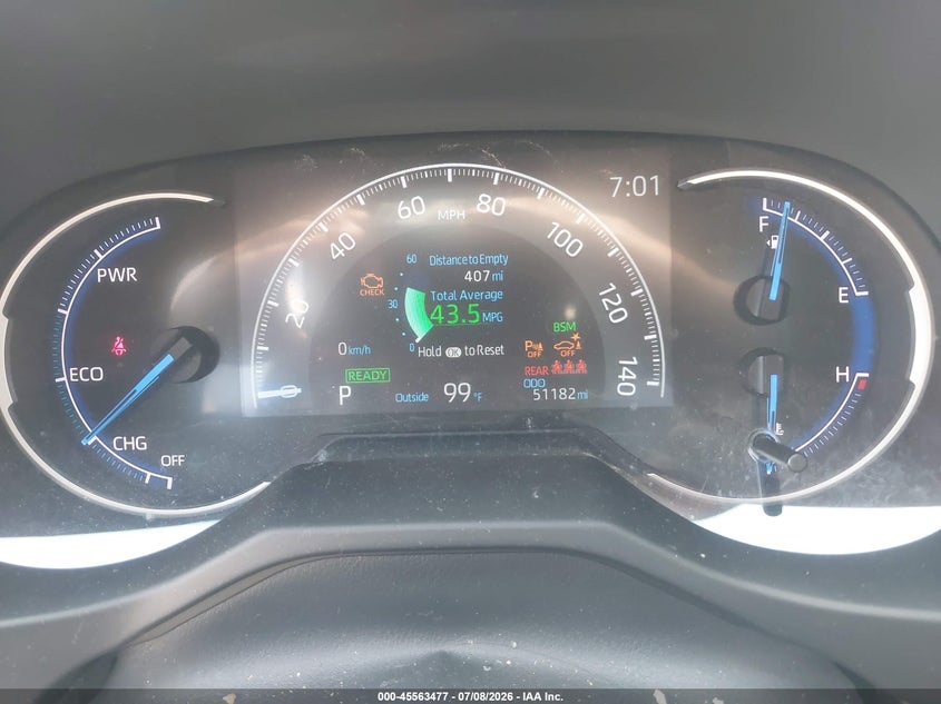 2021 TOYOTA RAV4 HYBRID auction photo 7