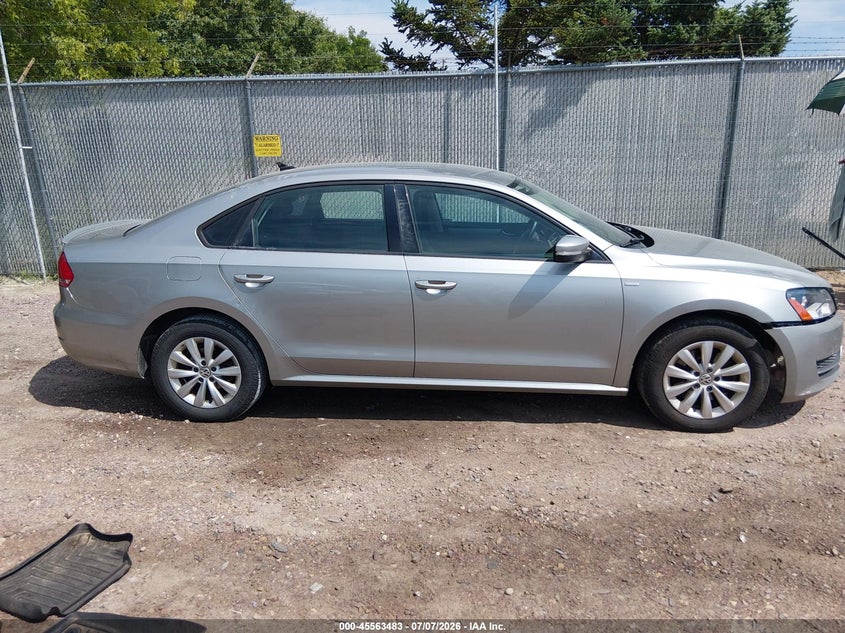 2014 Volkswagen Passat 1.8T Wolfsburg Edition VIN: 1VWAT7A35EC080900 Lot: 45563483