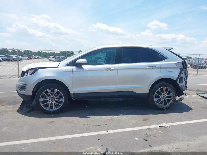 2015 Ford Edge Titanium VIN: 2FMTK3K8XFBC29011 Lot: 45563494