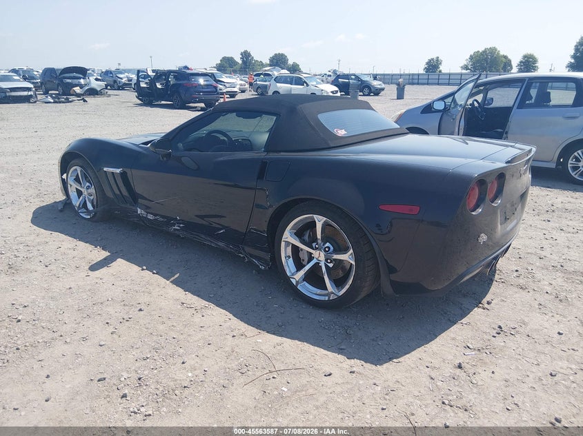 Vin: 1g1ys3dw9a5108823, lot: 46061916, chevrolet corvette grand sport 20103