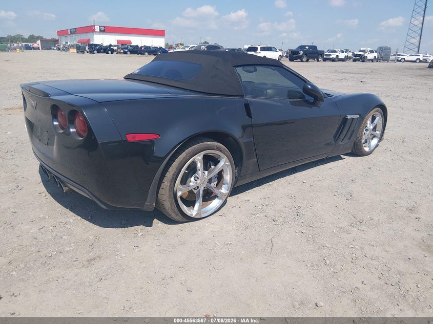 Vin: 1g1ys3dw9a5108823, lot: 46061916, chevrolet corvette grand sport 20104