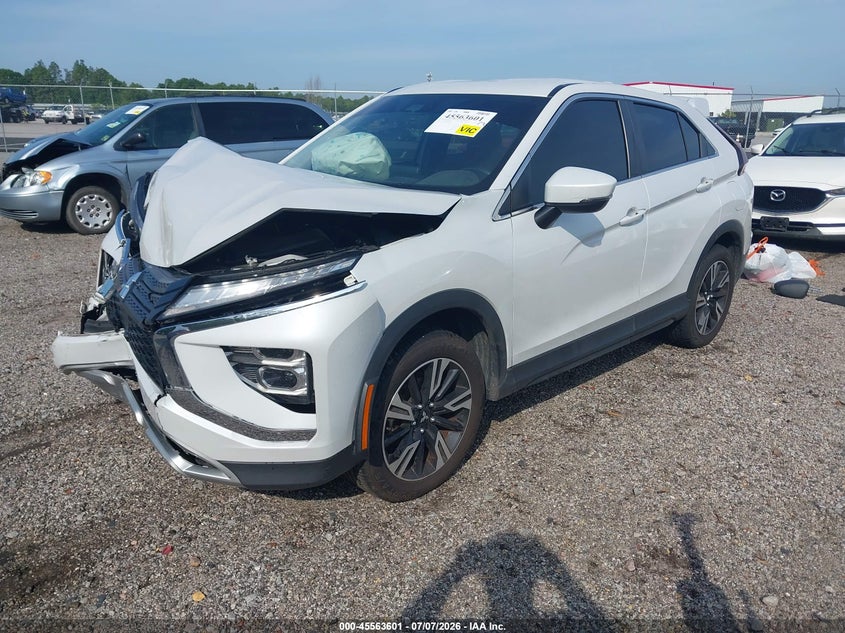 Vin: ja4atwaa9pz002528, lot: 46061930, mitsubishi eclipse cross se s-awc/sel s-awc 20232