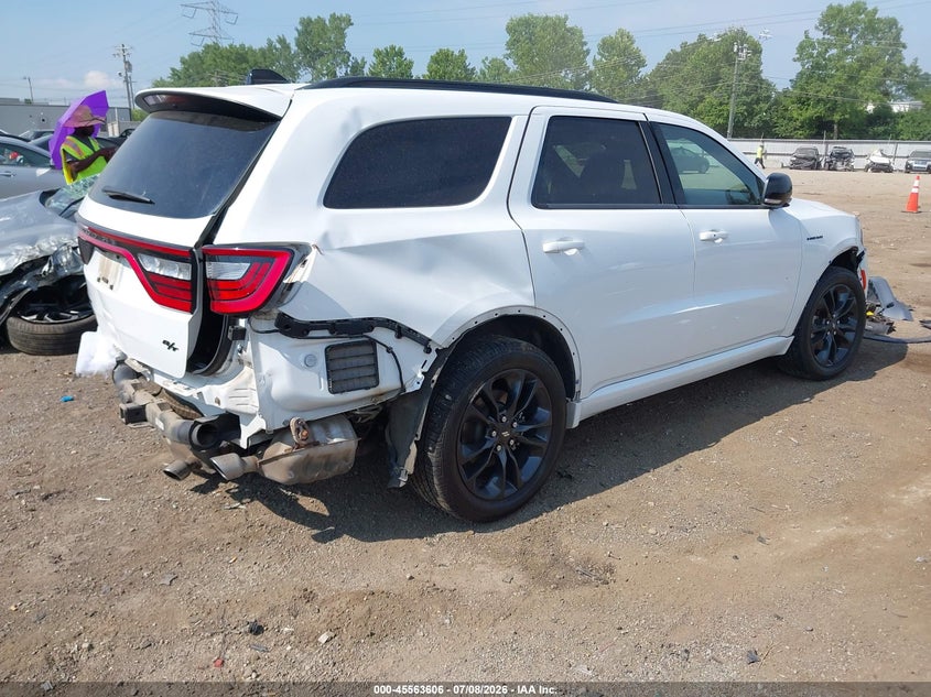 Vin: 1c4sdjctxpc656093, lot: 46061935, dodge durango r/t plus awd 20234