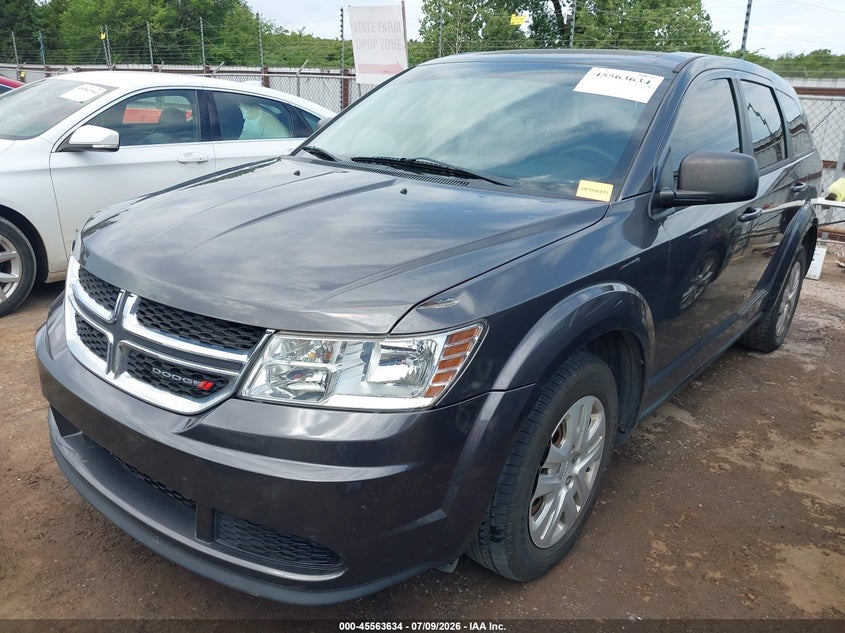 2014 Dodge Journey, Удар сзади, IAAI, VIN 3C4PDCAB3ET257152 — фото 2