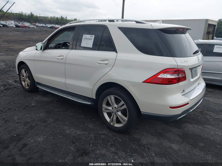 Vin: 4jgda5hb4da267106, lot: 46061994, mercedes-benz ml 350 4matic 20133