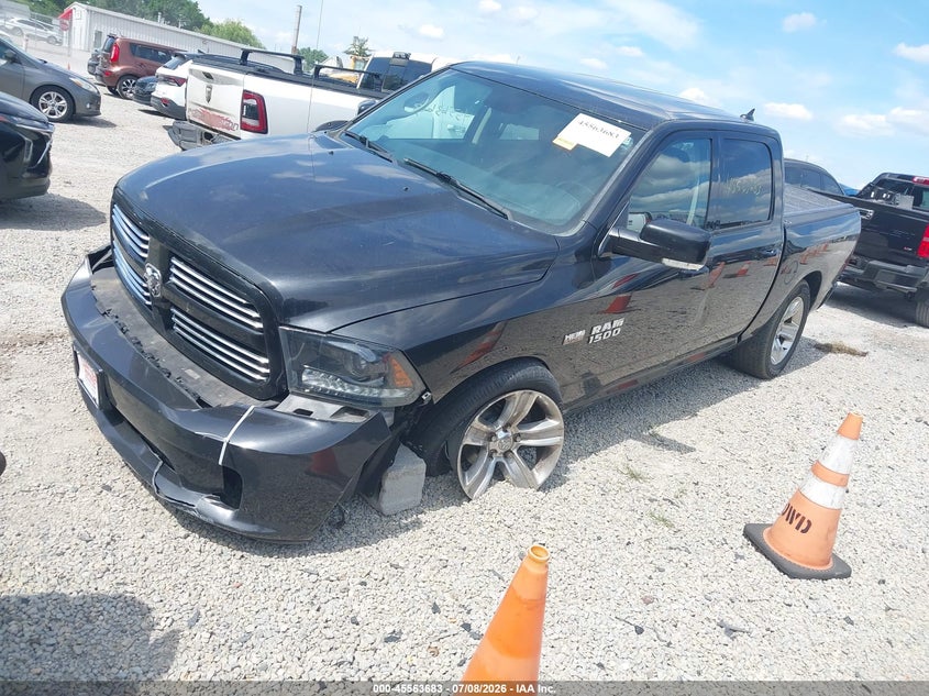 Vin: 1c6rr7mtxfs699555, lot: 46062012, ram 1500 sport 20152