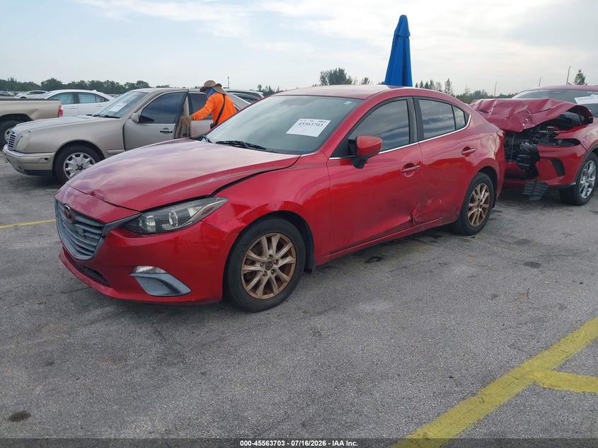 Vin: jm1bm1v75e1122380, lot: 46062032, mazda mazda3 i touring 20142