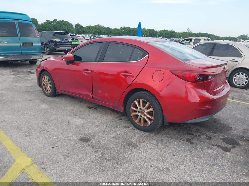 Vin: jm1bm1v75e1122380, lot: 46062032, mazda mazda3 i touring 20143