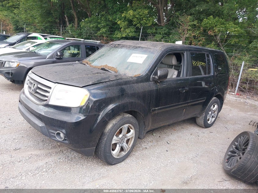 2012 Honda Pilot Ex-L 5FNYF4H67CB045931 photo 1