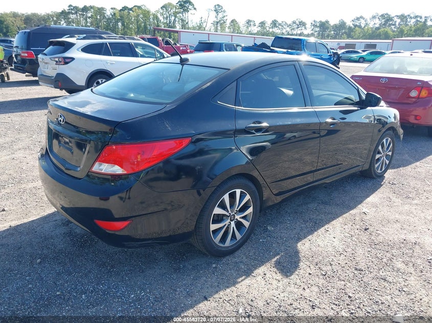 2017 HYUNDAI ACCENT SEDAN 1.6L I-4 DI, DOHC, VVT, 137HP
