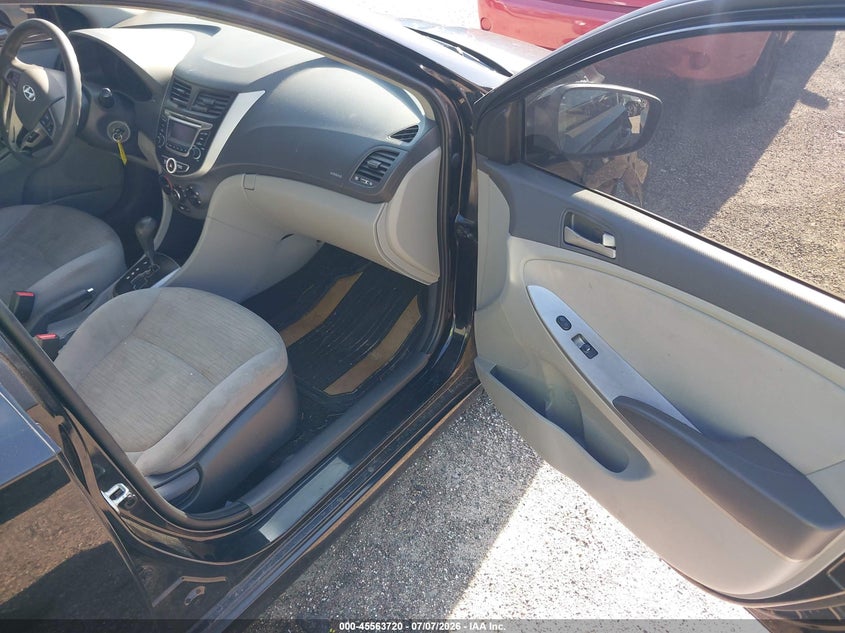 2017 HYUNDAI ACCENT SEDAN 1.6L I-4 DI, DOHC, VVT, 137HP
