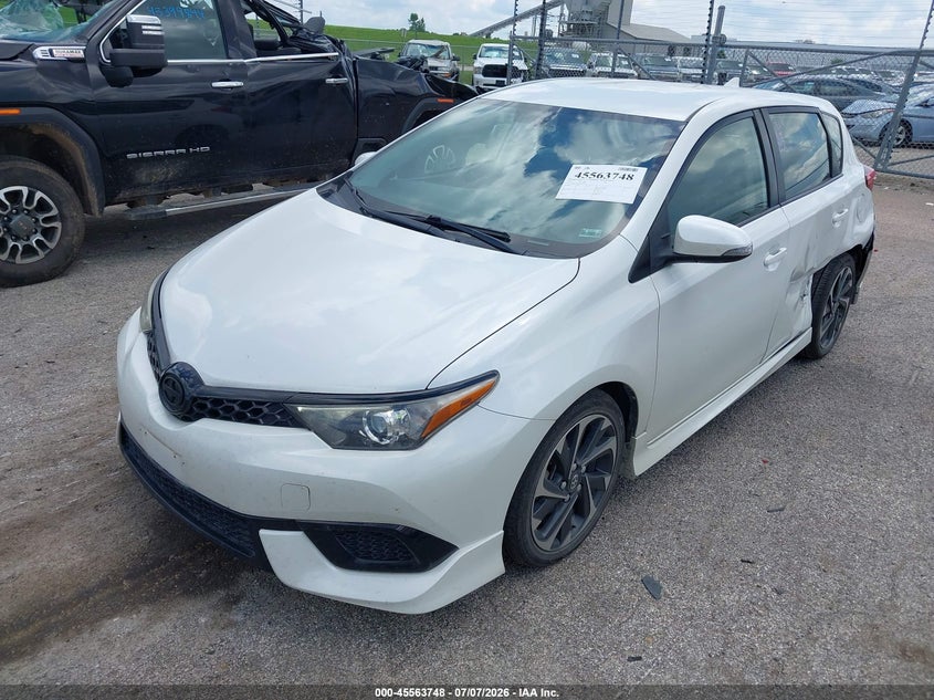 Vin: jtnkarje2gj502982, lot: 46062077, scion im 20162
