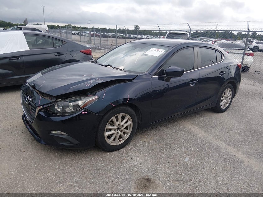 Vin: 3mzbm1u71gm315324, lot: 46062123, mazda mazda3 i sport 20162