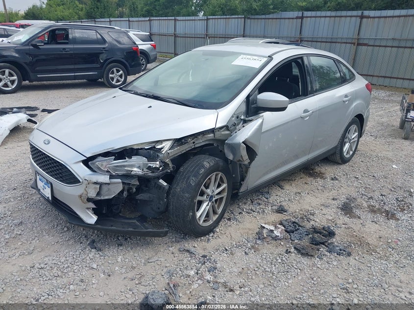 Vin: 1fadp3f27jl206123, lot: 46062183, ford focus se 20182