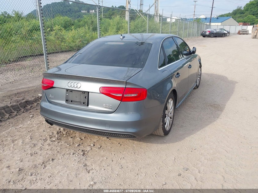 Vin: waubfafl4fn039231, lot: 46062206, audi a4 2.0t premium 20154