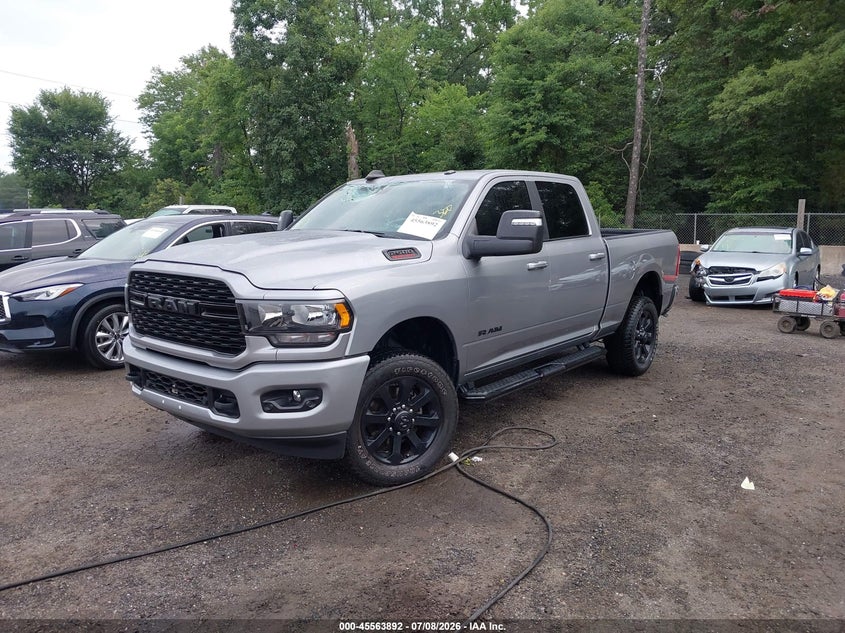 Vin: 3c6ur5dj5rg387166, lot: 46062221, ram 2500 big horn  4x4 6'4 box 20242