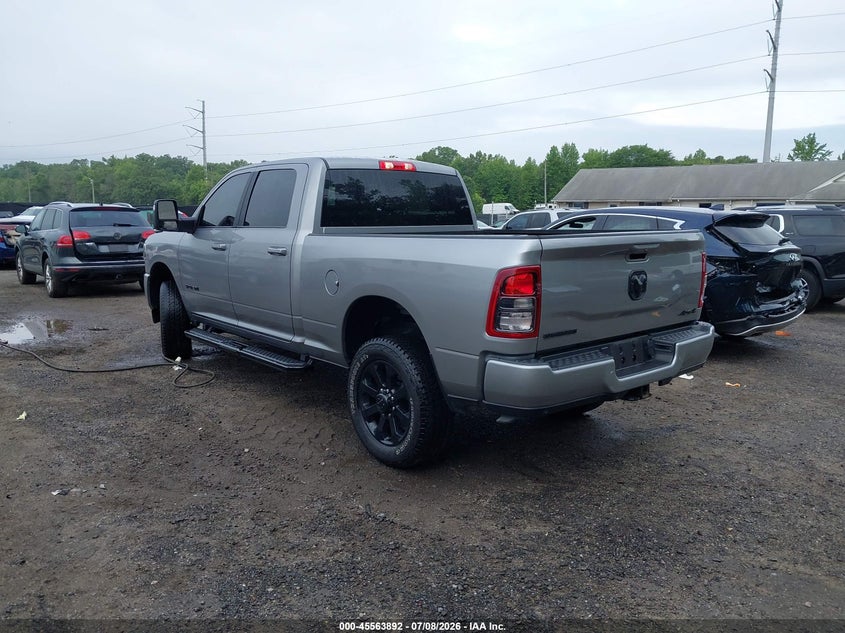 Vin: 3c6ur5dj5rg387166, lot: 46062221, ram 2500 big horn  4x4 6'4 box 20243