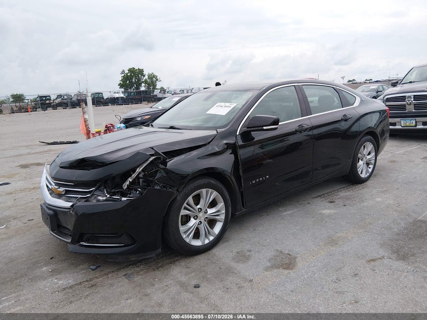 2015 Chevrolet Impala, Left Front, IAAI, VIN 2G1115SL4F9191242 — photo 2