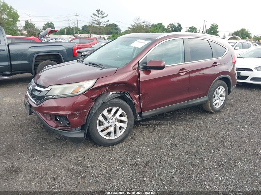 2016 Honda CR-V, Left Front, IAAI, VIN 2HKRM4H76GH675482 — photo 2