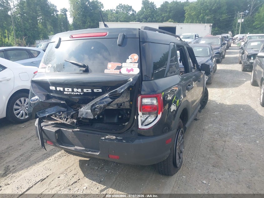 Vin: 3fmcr9b65nre16993, lot: 46062233, ford bronco sport big bend 20224