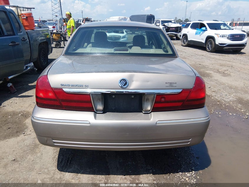 2003 Mercury Grand Marquis Gs VIN: 2MEFM74W23X614963 Lot: 45563940