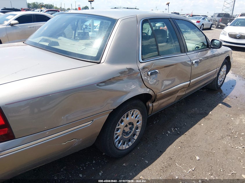 2003 Mercury Grand Marquis Gs VIN: 2MEFM74W23X614963 Lot: 45563940