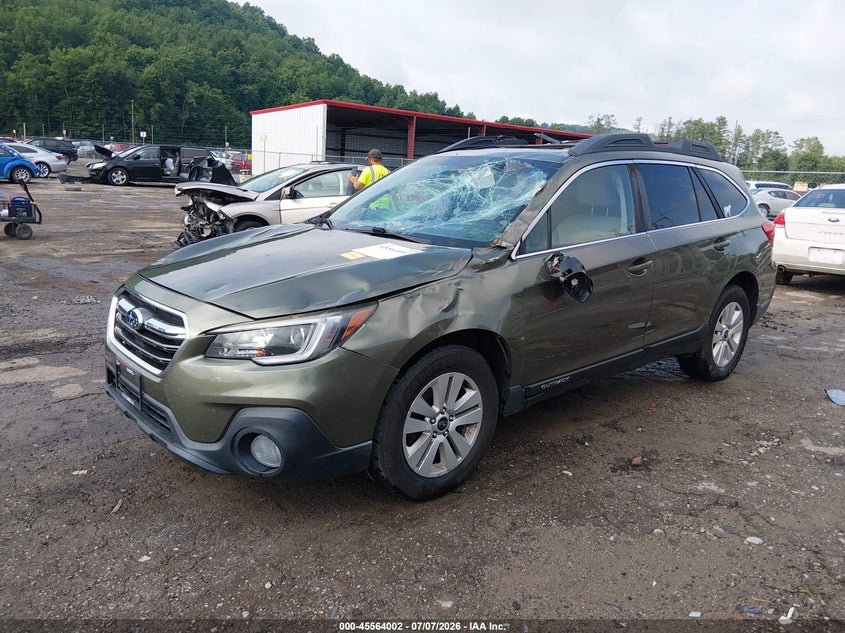 Vin: 4s4bsahc2j3258362, lot: 46062332, subaru outback 2.5i premium 20182
