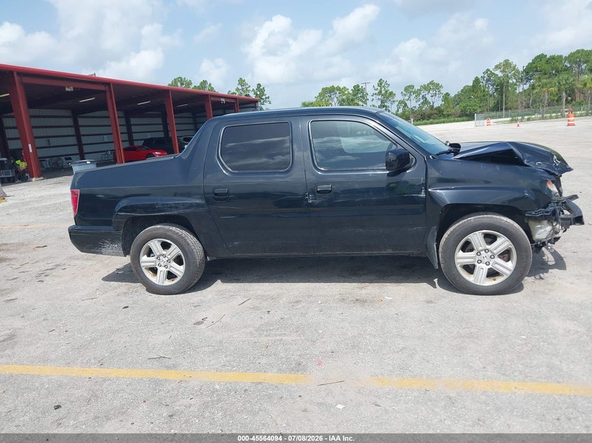 2011 Honda Ridgeline Rtl VIN: 5FPYK1F55BB010833 Lot: 45564094