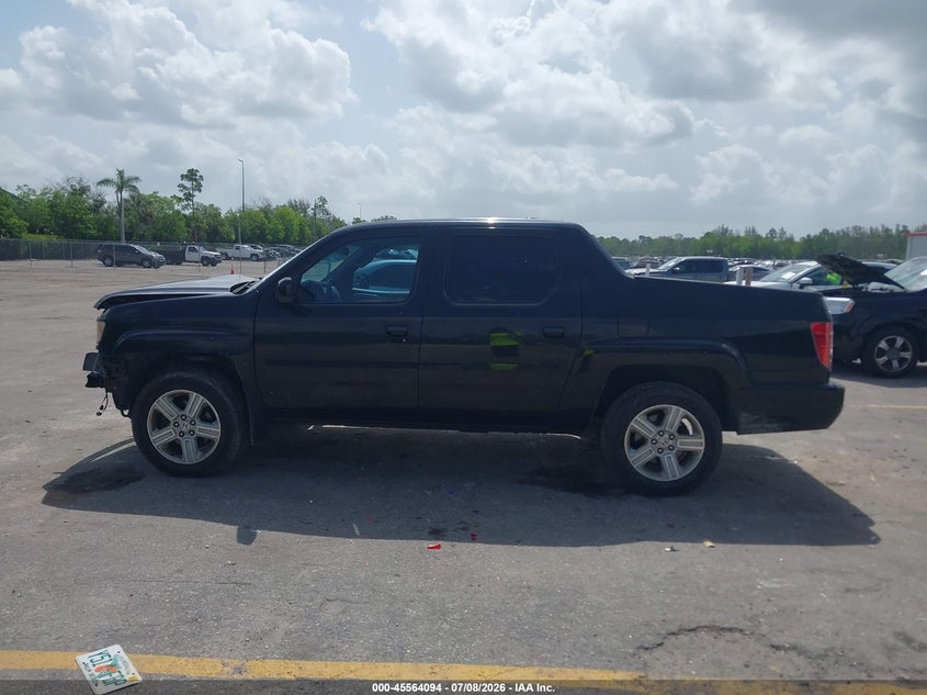 2011 Honda Ridgeline Rtl VIN: 5FPYK1F55BB010833 Lot: 45564094