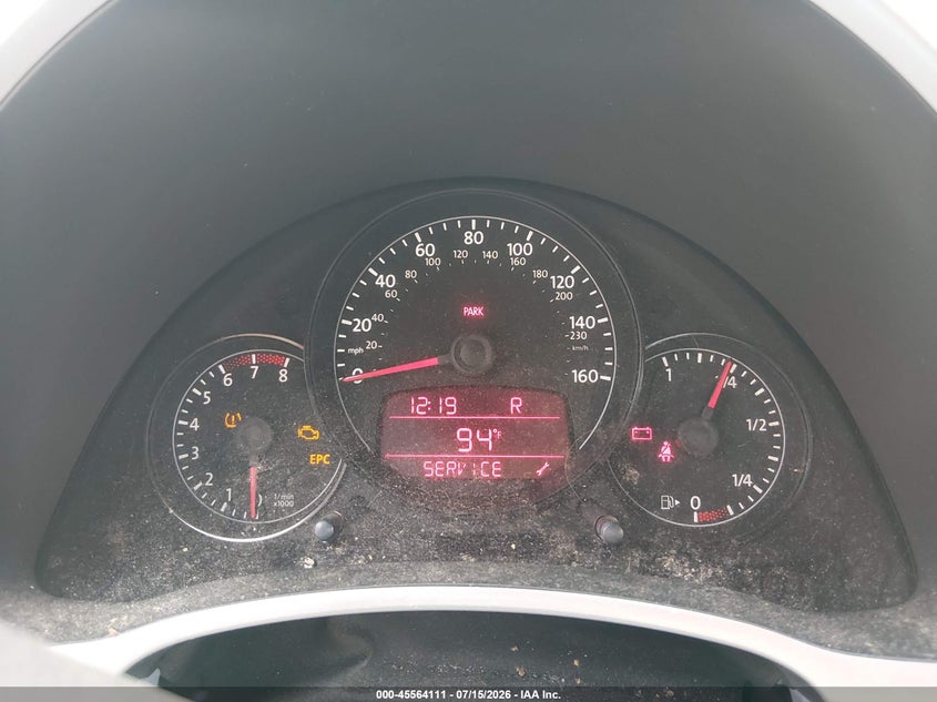 2012 Volkswagen Beetle 2.5L VIN: 3VWJP7ATXCM601075 Lot: 45564111