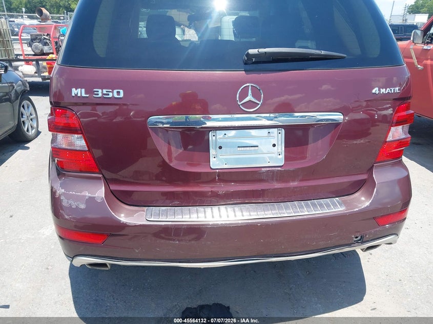 2009 Mercedes-Benz Ml 350 4Matic VIN: 4JGBB86E49A524095 Lot: 45564132