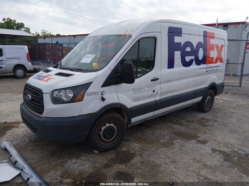 Vin: 1ftyr2cm7jka23137, lot: 46062471, ford transit-250 20182